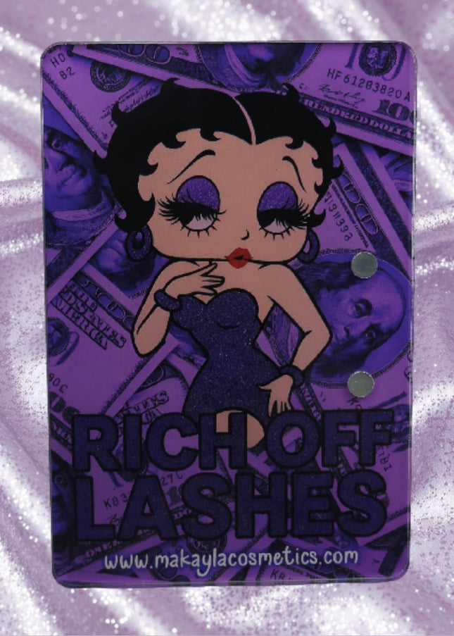 Rich Off Lashes purple