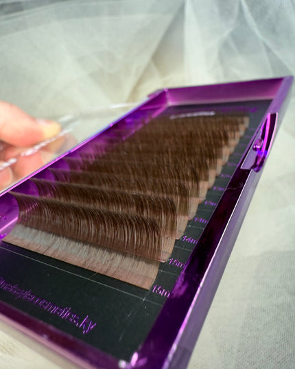 🤎 Brown Collection Lash Trays – Soft, Natural, Luxe