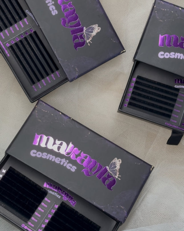 🖤 Cashmere Lash Trays – Ultra Black Edition