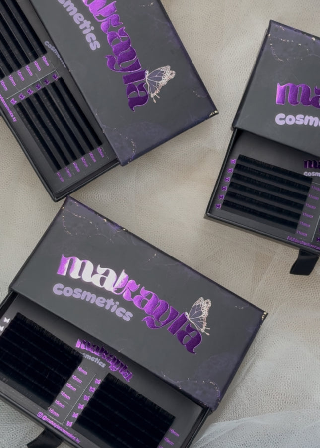 🖤 Cashmere Lash Trays – Ultra Black Edition