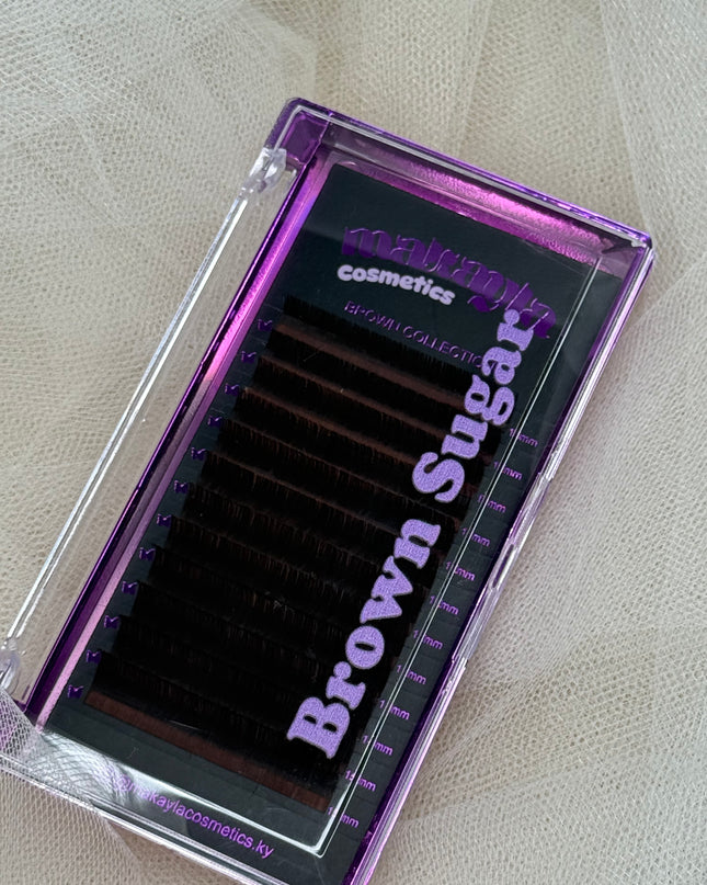 🤎 Brown Collection Lash Trays – Soft, Natural, Luxe
