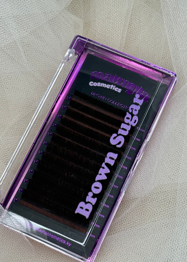 🤎 Brown Collection Lash Trays – Soft, Natural, Luxe
