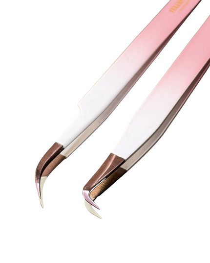 Marie Duo FIBER TIP Tweezers + Luxury Box