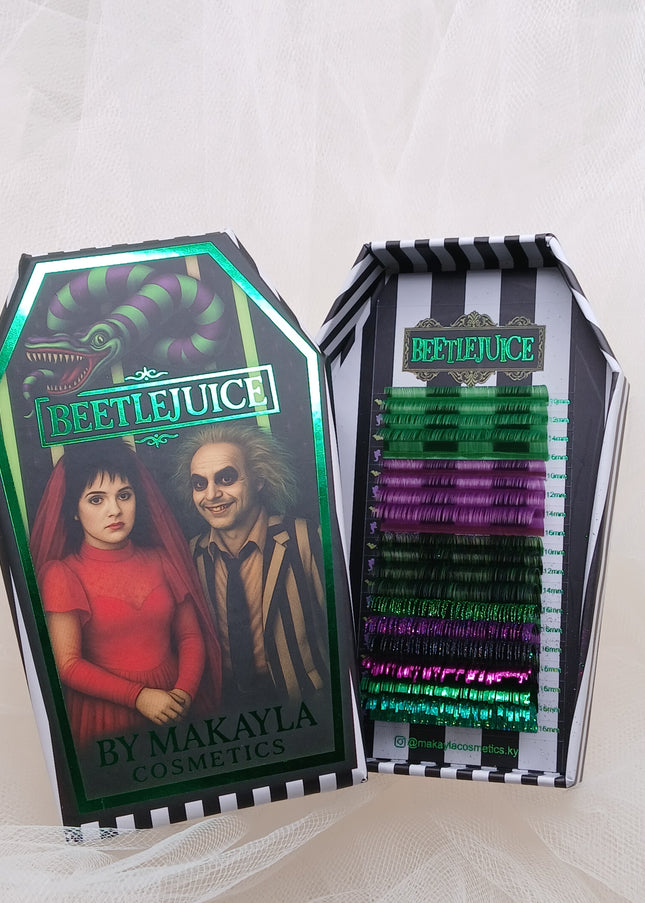 🪦 Beetlejuice Coffin Lash Tray – Limited Edition 0.05 D