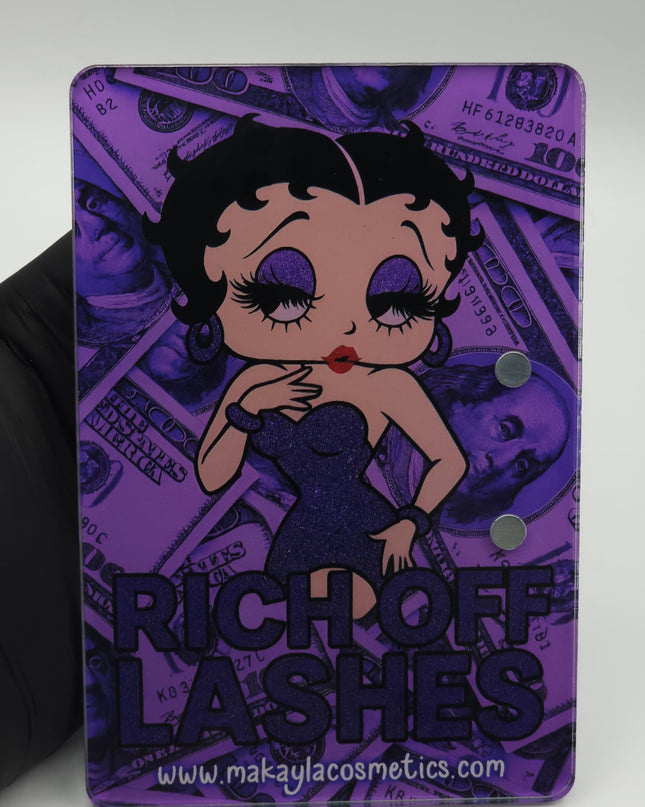 Rich Off Lashes purple
