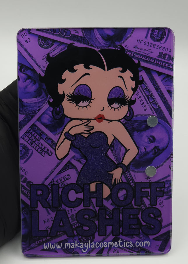 Rich Off Lashes purple