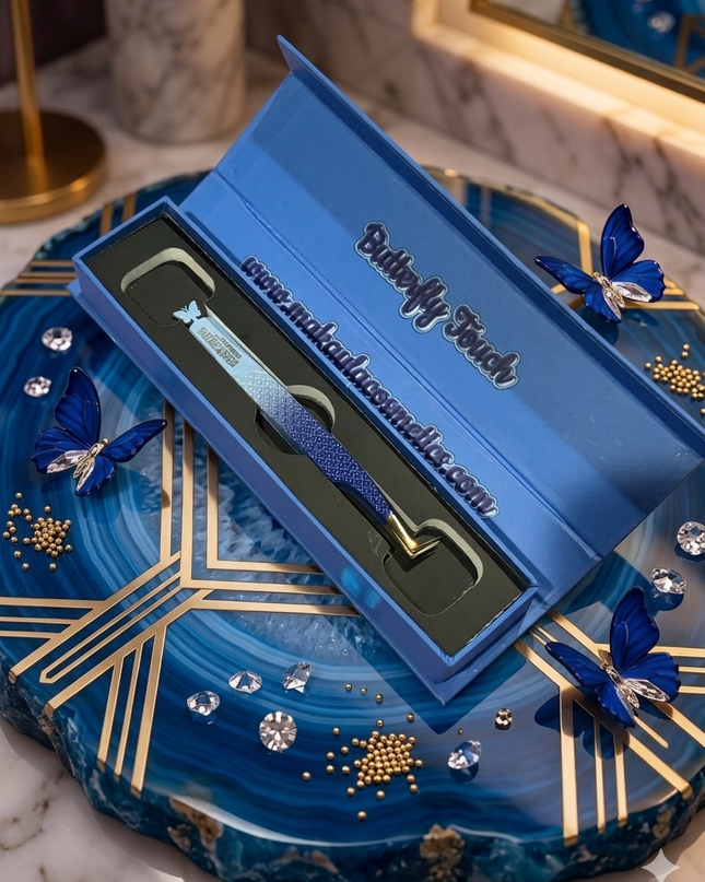 🦋 Butterfly Touch Tweezers + box