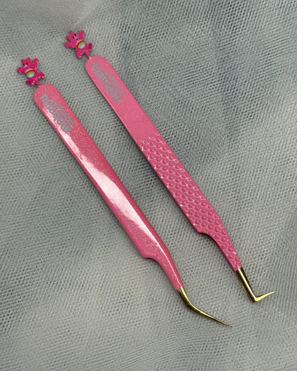 Cheer Bear tweezer & tile duo