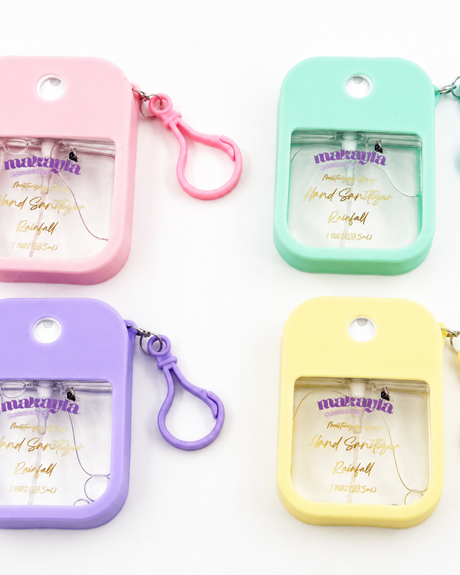 Moisturizing spray hand sanitizer