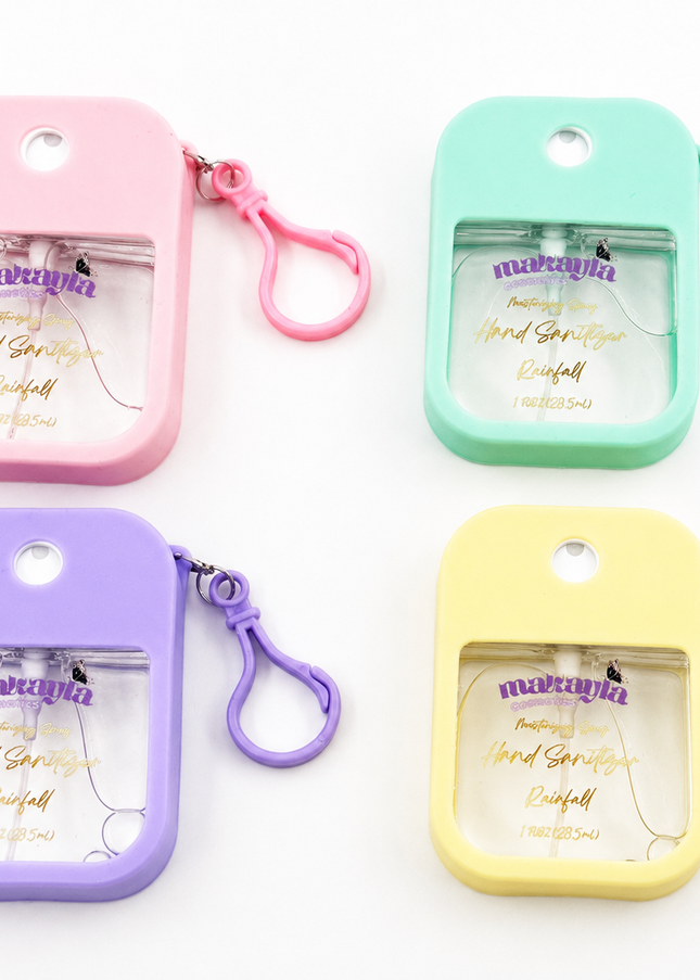 Moisturizing spray hand sanitizer