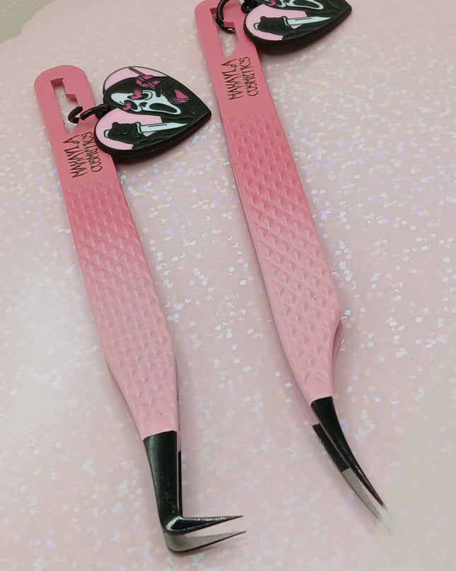 🔪👻 Limited Edition Ghost Face Duo Tweezers & Luxury Case