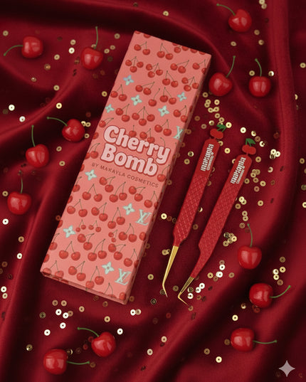🍒 Cherry Bomb Duo Tweezers + Luxury Box