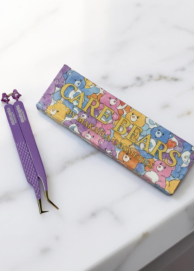 💜🤝 Share Bear Duo Tweezers + Luxury Box – Care Bears Collection