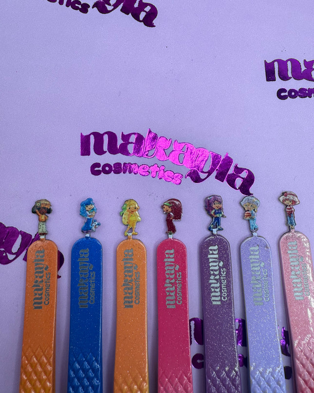 🫐 Blueberry Muffin Duo Tweezers + Luxury Box – Strawberry Shortcake Collection