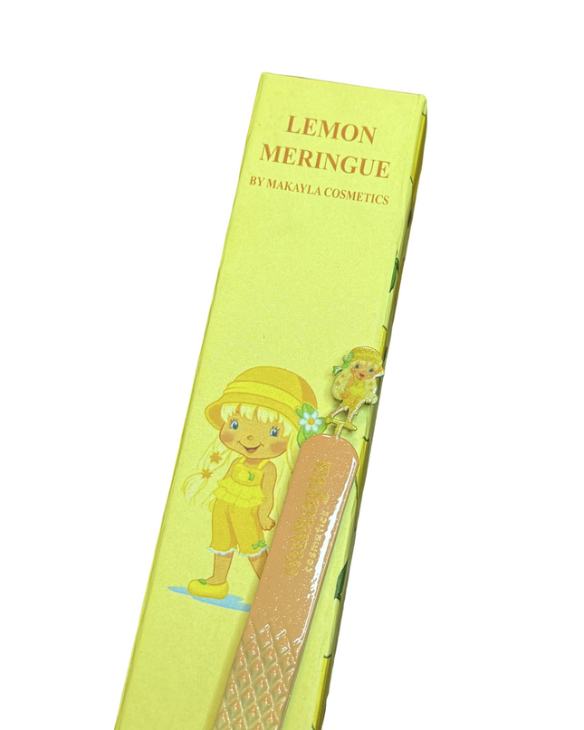 🍋 Lemon Meringue  FIBER TIP Tweezers + Luxury Box – Strawberry Shortcake Collection