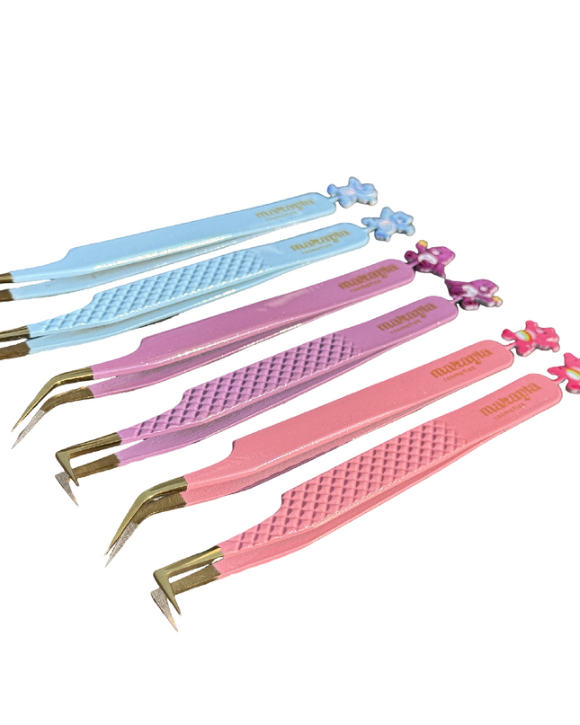 🌙💤 Bedtime Bear Duo FIBER TIP Tweezers + Luxury Box – Care Bears Collection ON SALE $17 OFF