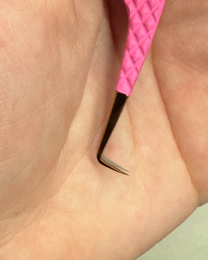 FIBER TIP Pretty in Pink Precision single tweezer