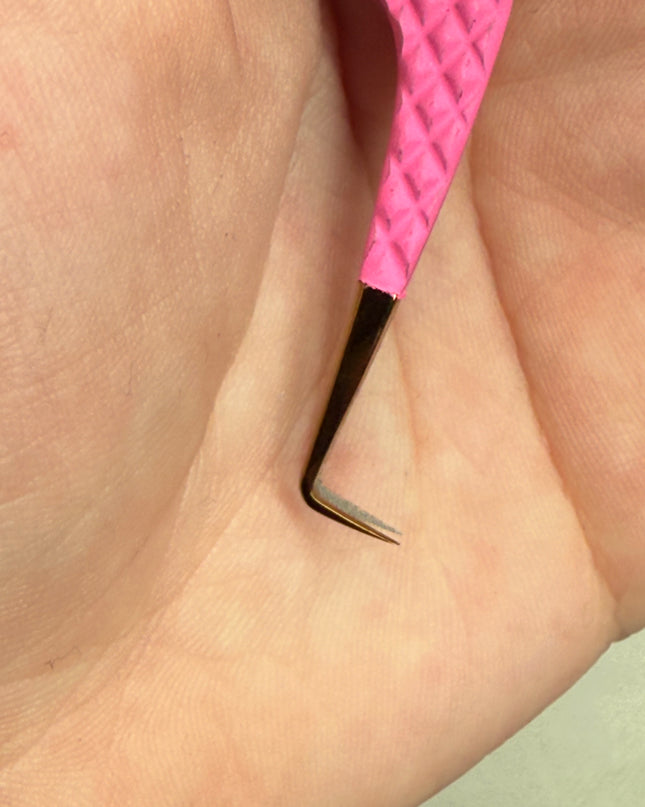 FIBER TIP Pretty in Pink Precision single tweezer