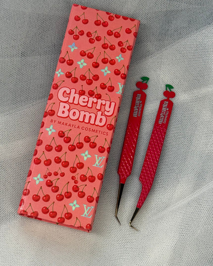 🍒 Cherry Bomb Duo Tweezers + Luxury Box