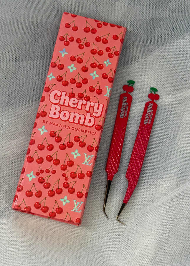 🍒 Cherry Bomb Duo Tweezers + Luxury Box