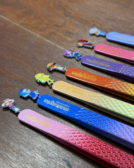 🍇 Plum Puddin’ FIBER TIP Tweezers + Luxury Box – Strawberry Shortcake Collection