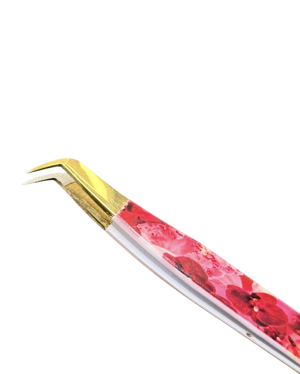 Wild Orchid FIBER TIP Tweezers + Luxury Box