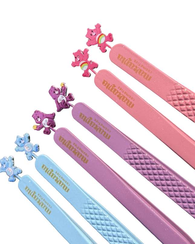 🌙💤 Bedtime Bear Duo FIBER TIP Tweezers + Luxury Box – Care Bears Collection ON SALE $17 OFF