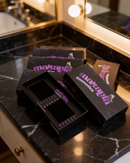 🖤 Cashmere Lash Trays – Ultra Black Edition