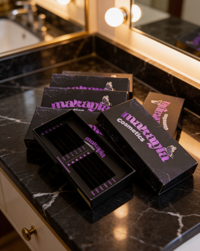 🖤 Cashmere Lash Trays – Ultra Black Edition