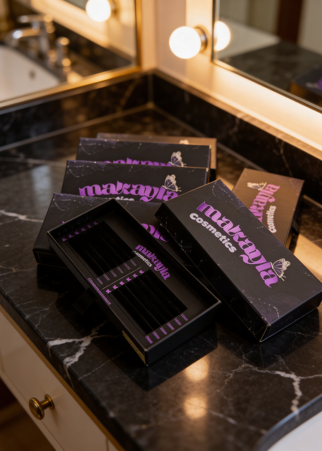 🖤 Cashmere Lash Trays – Ultra Black Edition