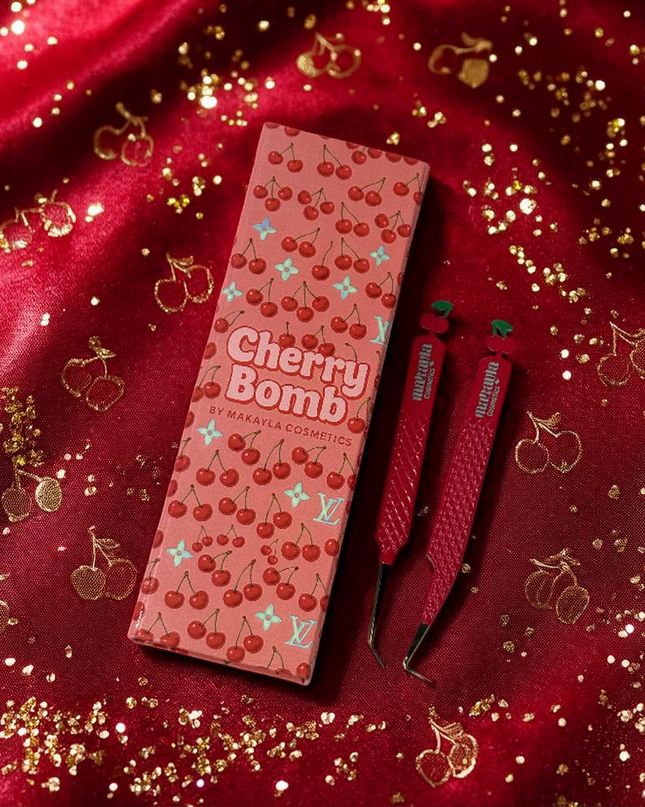 🍒 Cherry Bomb Duo Tweezers + Luxury Box